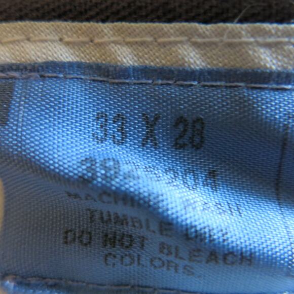 Cintas Work Uniform Pants Comfort Flex Size 33x28 Men Gray Mechanic Pockets - Picture 9 of 10